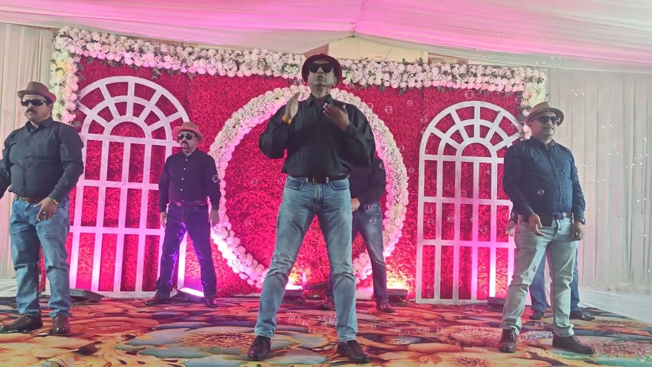 Lazy dance by Uncles of Aikotaan during Priya Deb engagement ceremony 