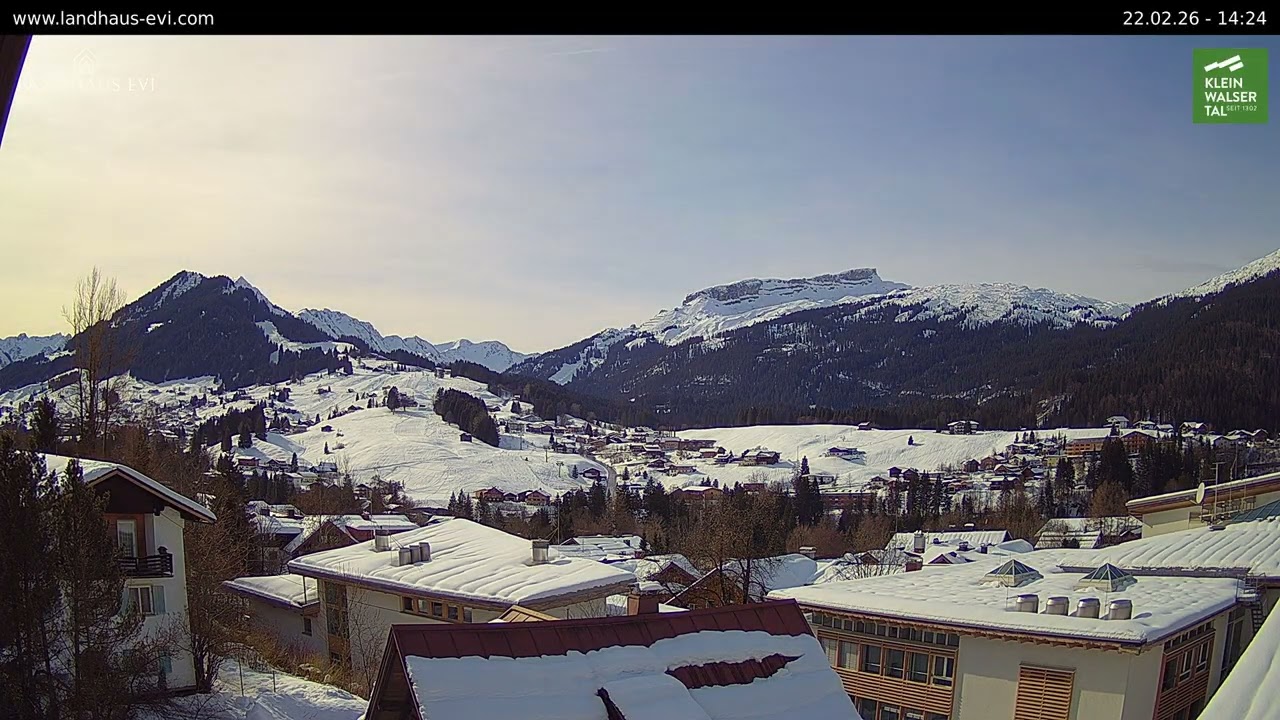 22.02.26 - Blick auf den Ifen - Landhaus Evi, Riezlern/Kleinwalsertal