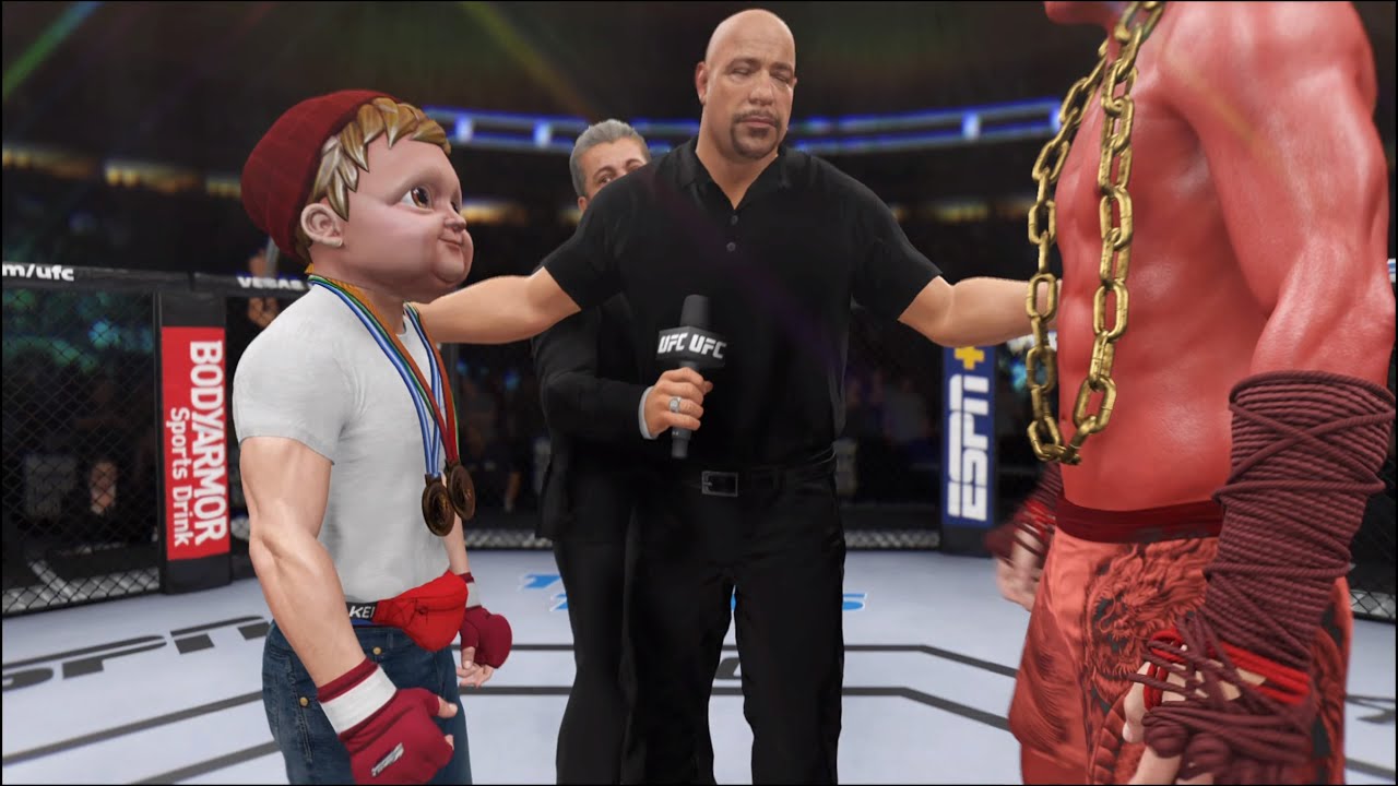 Хасбулла против Красной Горгульи — EA Sports UFC 4 — Безумный UFC 👊🤪