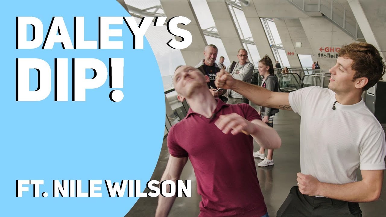 Daley's Dip Challenge Ft. Nile Wilson I Tom Daley