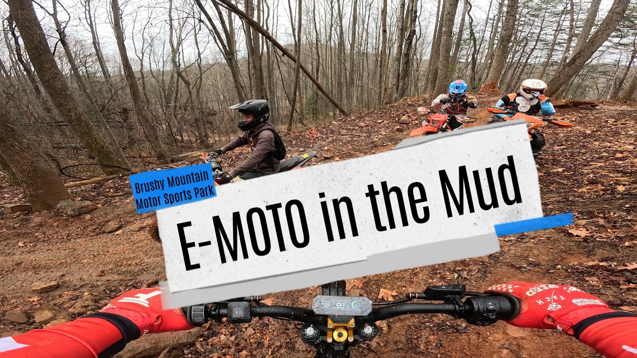 E-Moto Arctic Leopard Pro XE tackles Muddy Trail at BMMSP