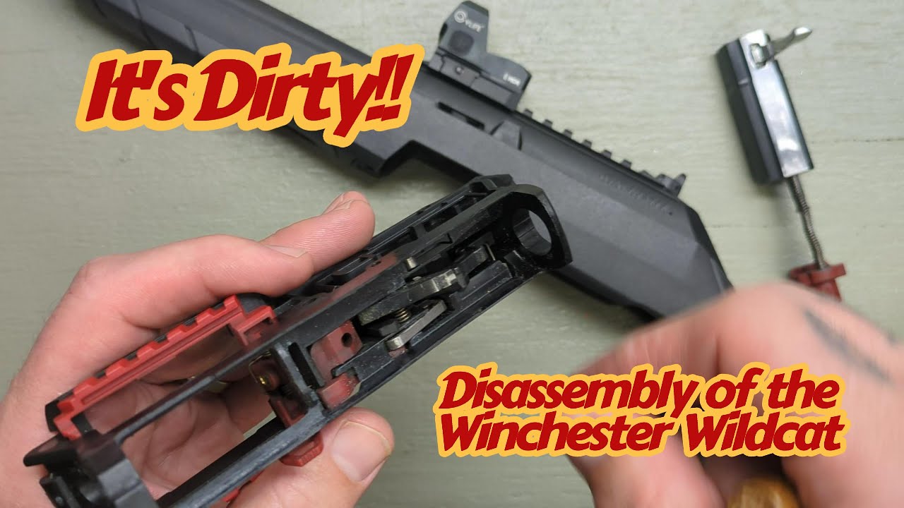 Разборка Winchester Wildcat .22LR для чистки и обслуживания