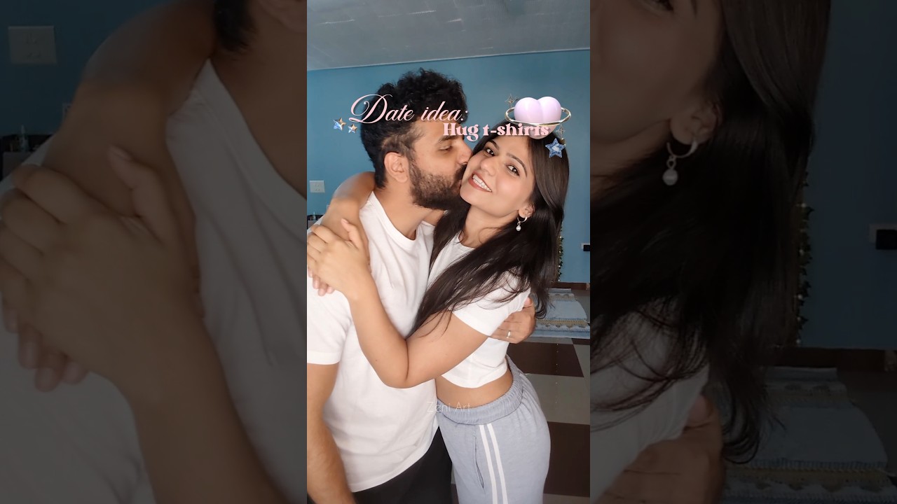 We Turned a Hug Into a T-Shirt | DIY Couple Craft Idea 🥺💖 