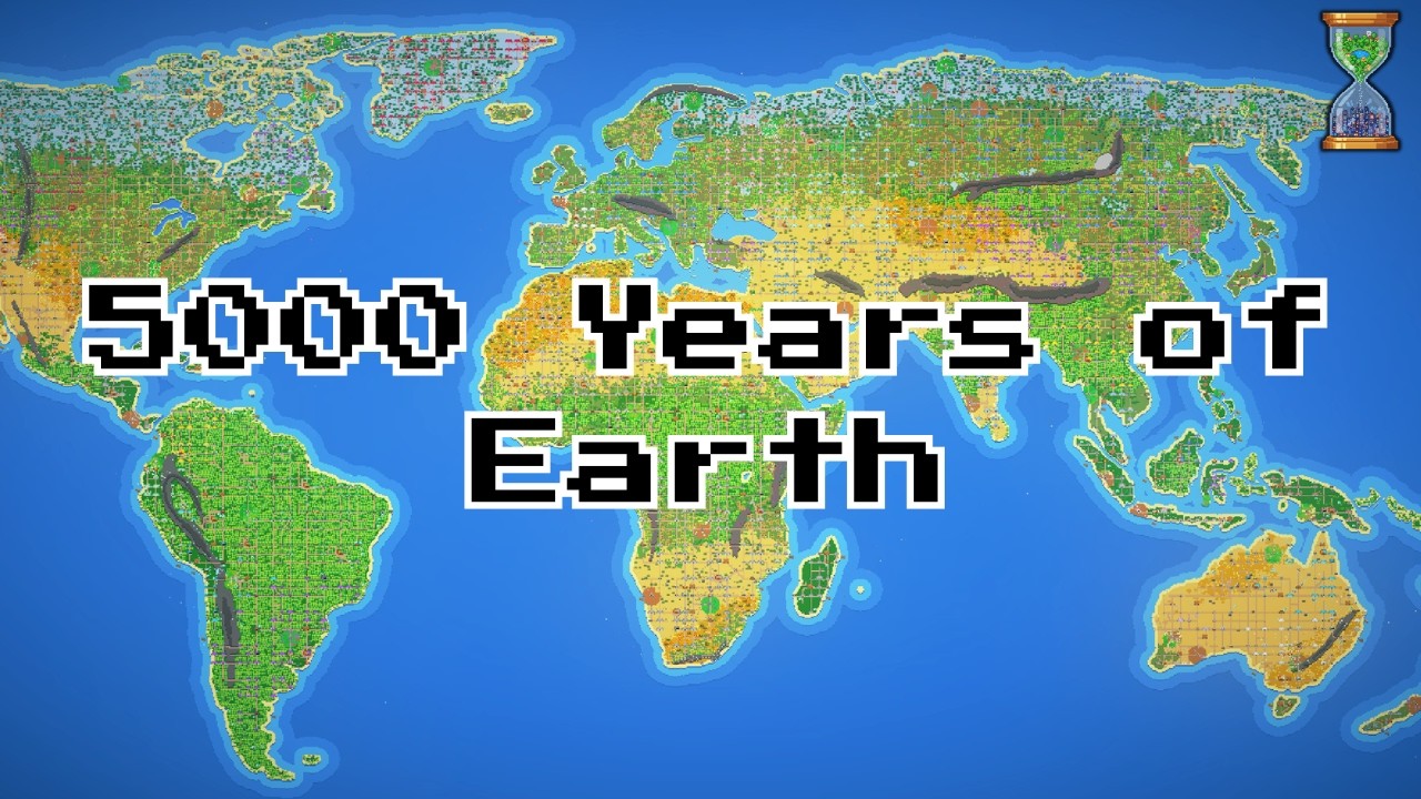 5000 Years of Earth | WorldBox Timelapse
