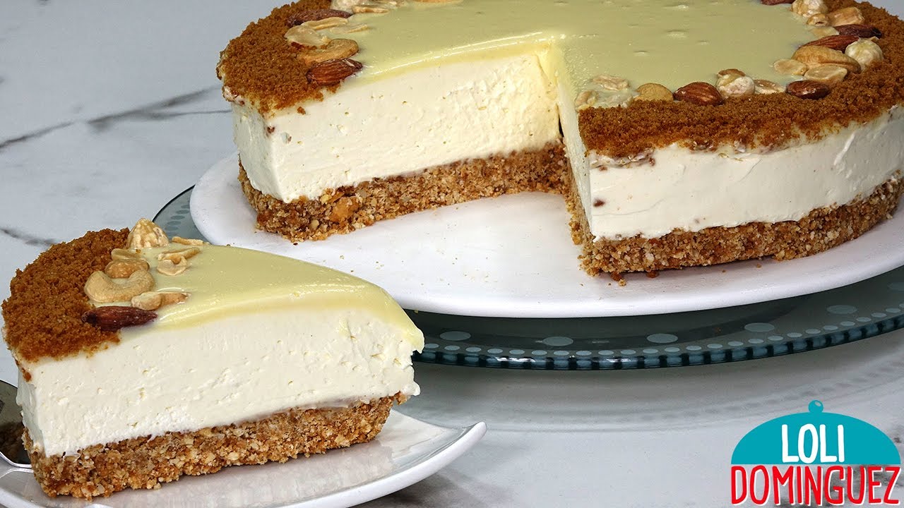 TARTA DE QUESO Y CHOCOLATE 🤩 SIN HORNO Y SIN GELATINA 😉 Loli Domínguez - Tartas - cheesecake