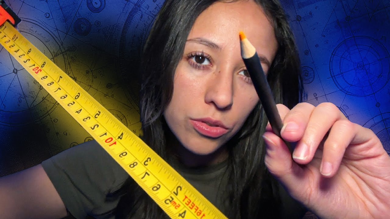 ASMR Te mido y dibujo tu carita (R&aacute;pido y Agresivo)