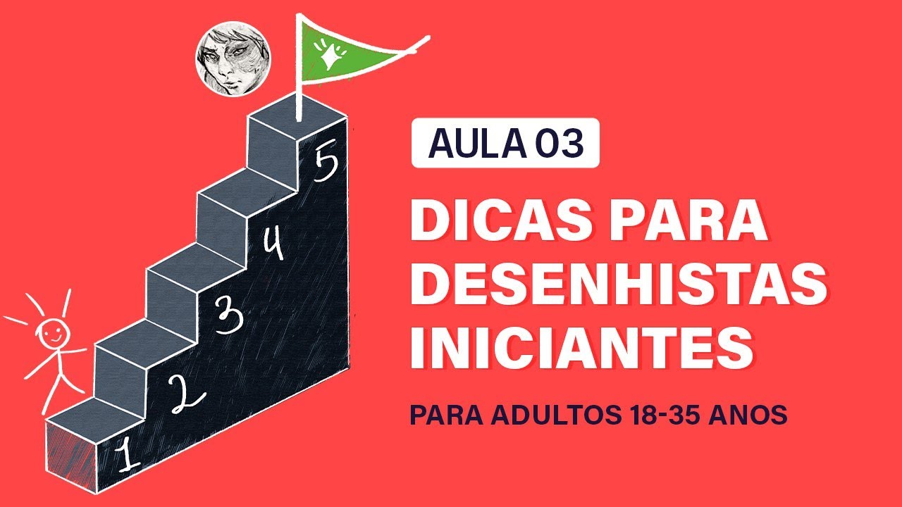 10 dicas de Desenho para Iniciantes - Aula 03 do Curso de Desenho Grátis para Iniciantes