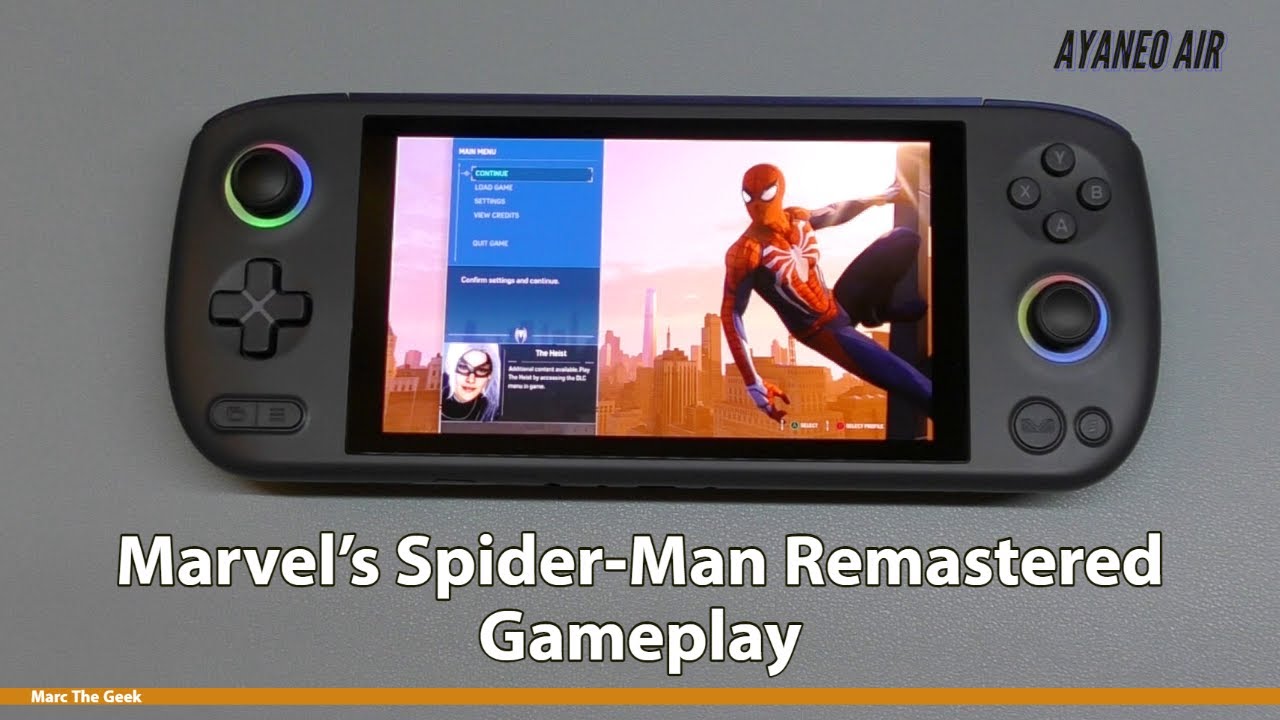 Marvel’s Spider-Man Remastered on AYANEO AIR