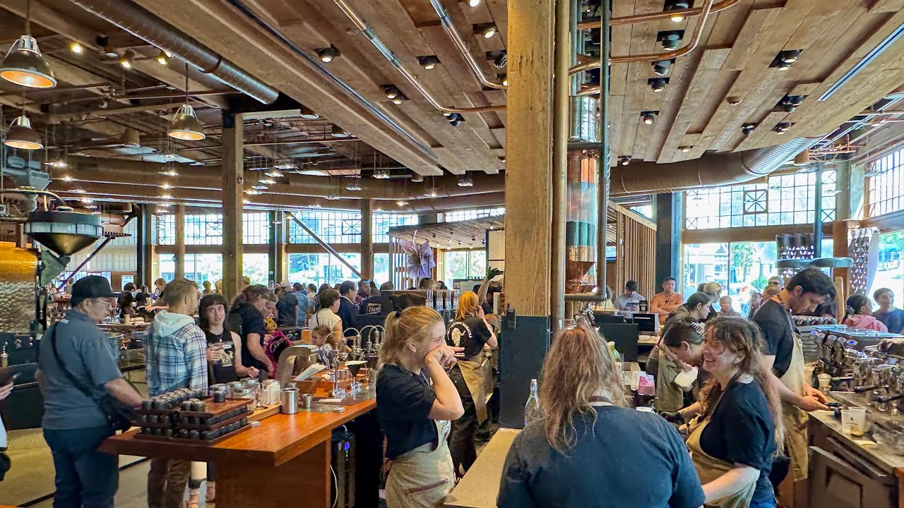 Посещение Starbucks Reserve Roastery в Сиэтле