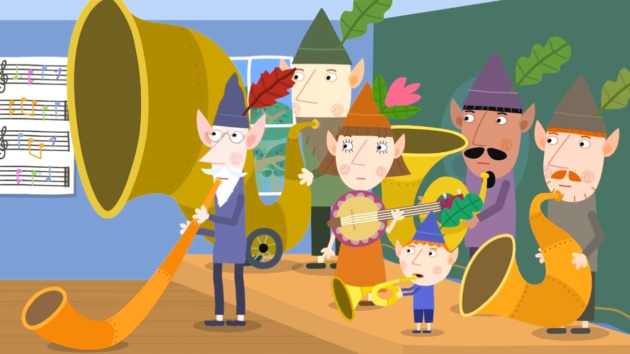 Ben y Holly en Español 🎷🪕🎵 La Banda Duende 🎵🪕🎷 Dibujos Animados Divertidos para Niños