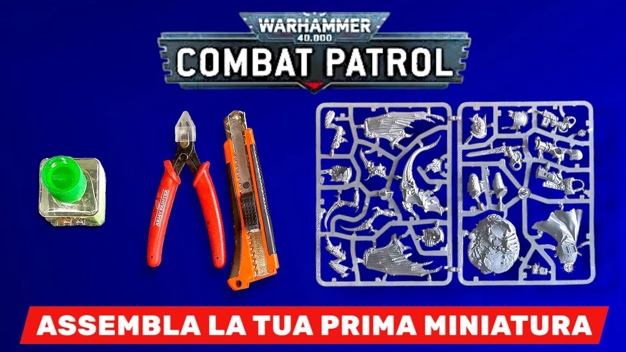 Ti insegno ad assemblare la tua prima miniatura! | Warhammer 40000 | Combat Patrol | Hachette