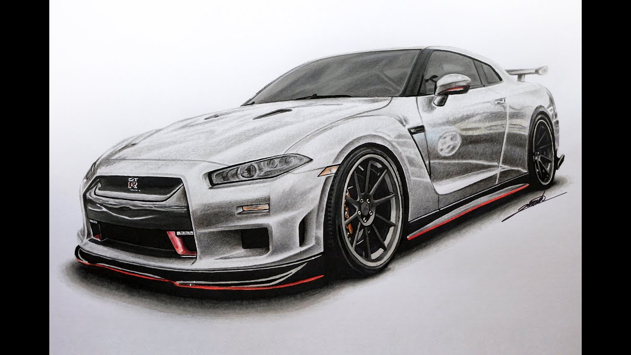 Nissan GTR Edition R34 Concept Drawing
