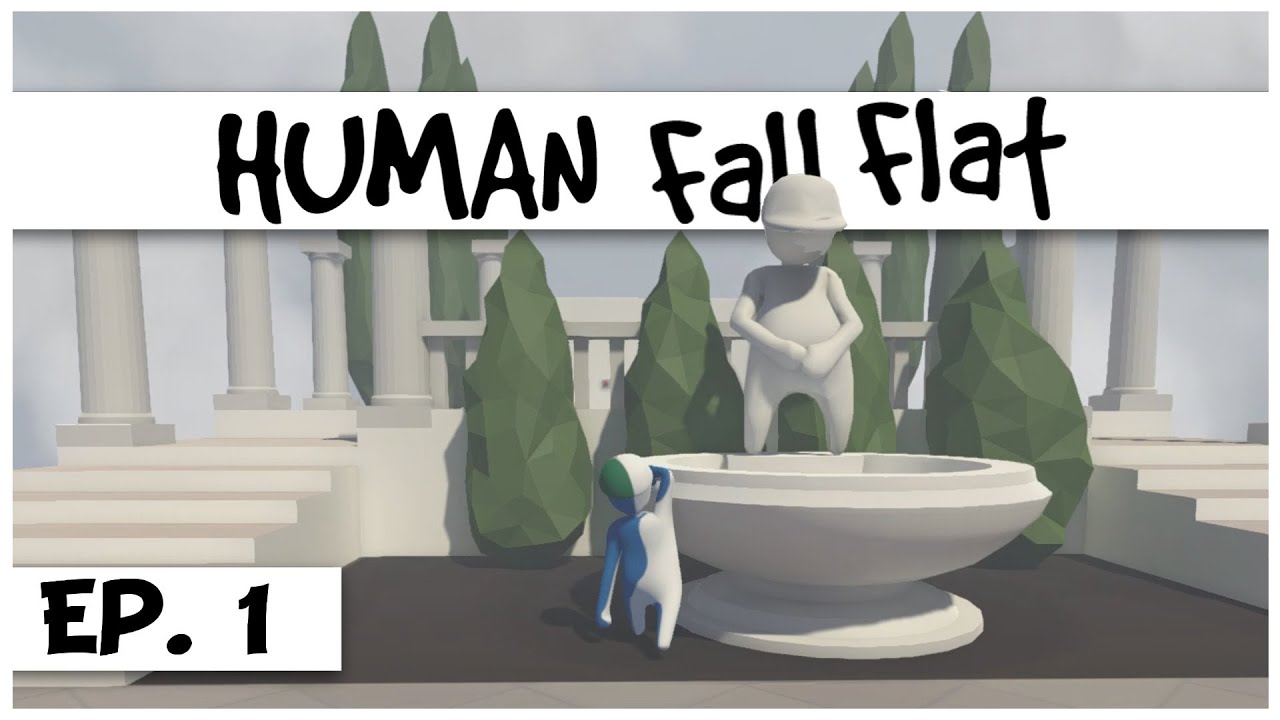 Human Fall Flat — Эпизод 1 — Загадочный Зебрамен! — Давайте поиграем в геймплей Human Fall Flat
