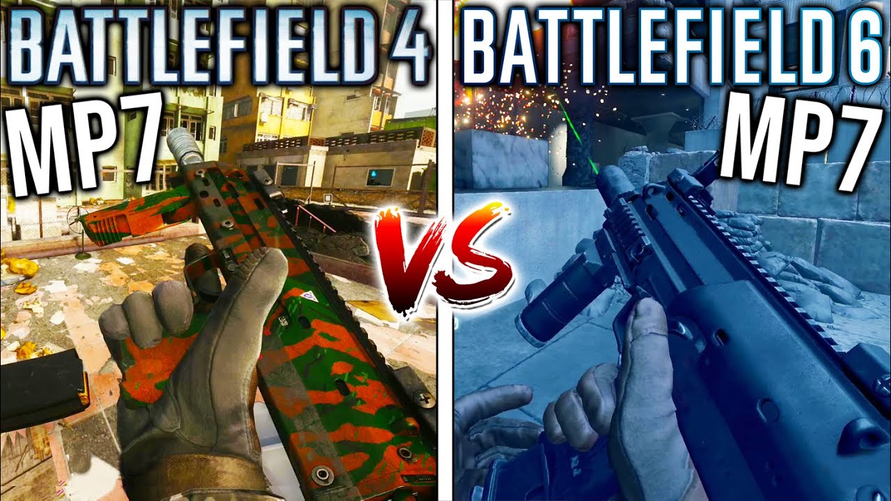 Battlefield 4 vs Battlefield 6 MP7 &ndash; The Evolution of Gunplay