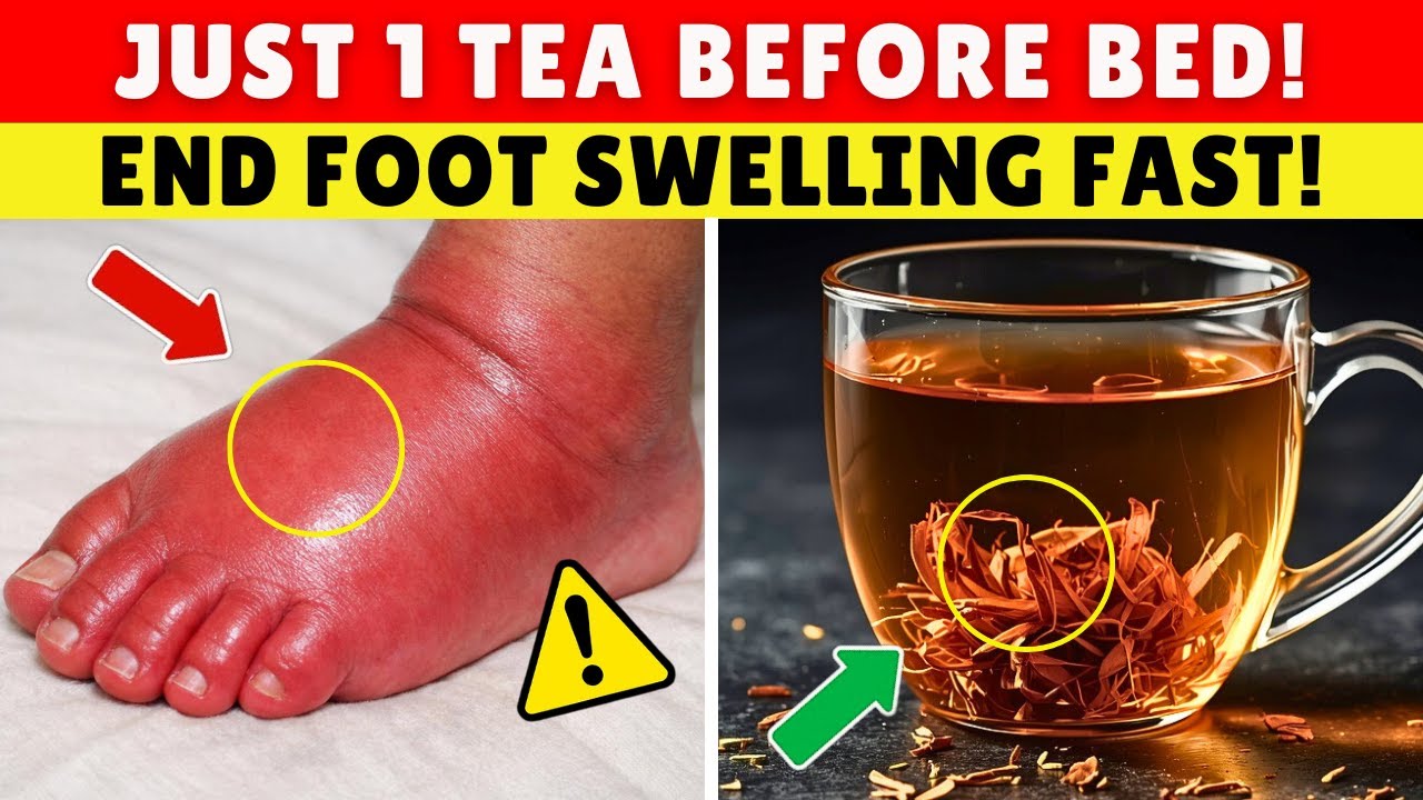 SENIORS: End Foot Swelling with THESE 5 Natural Remedies | Senior Health Tips