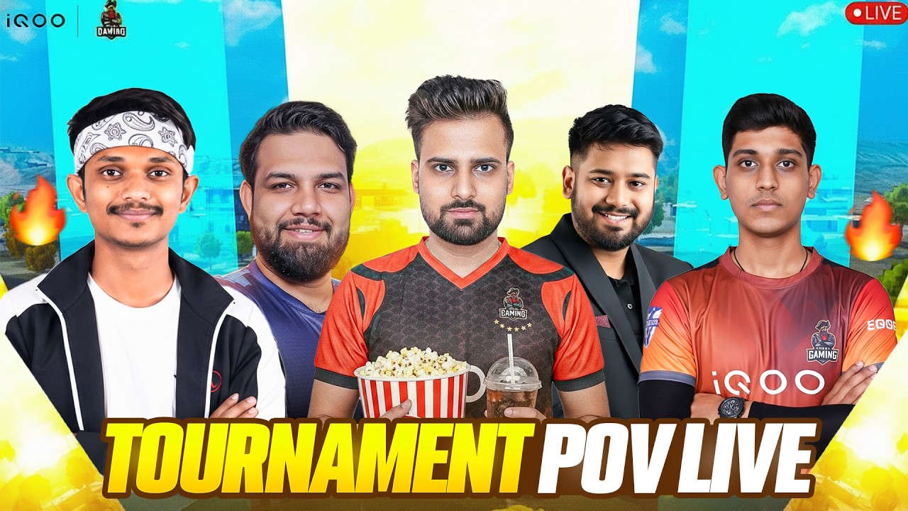 RNX TOURNAMENT POV LIVE WITH iQOO TG ESPORTS | iQOOTG MAFIA | #iQOO15
