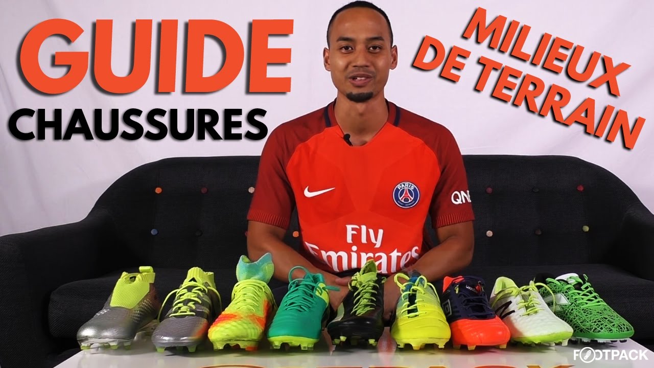 Les meilleures chaussures de foot pour milieu de terrain (2016)