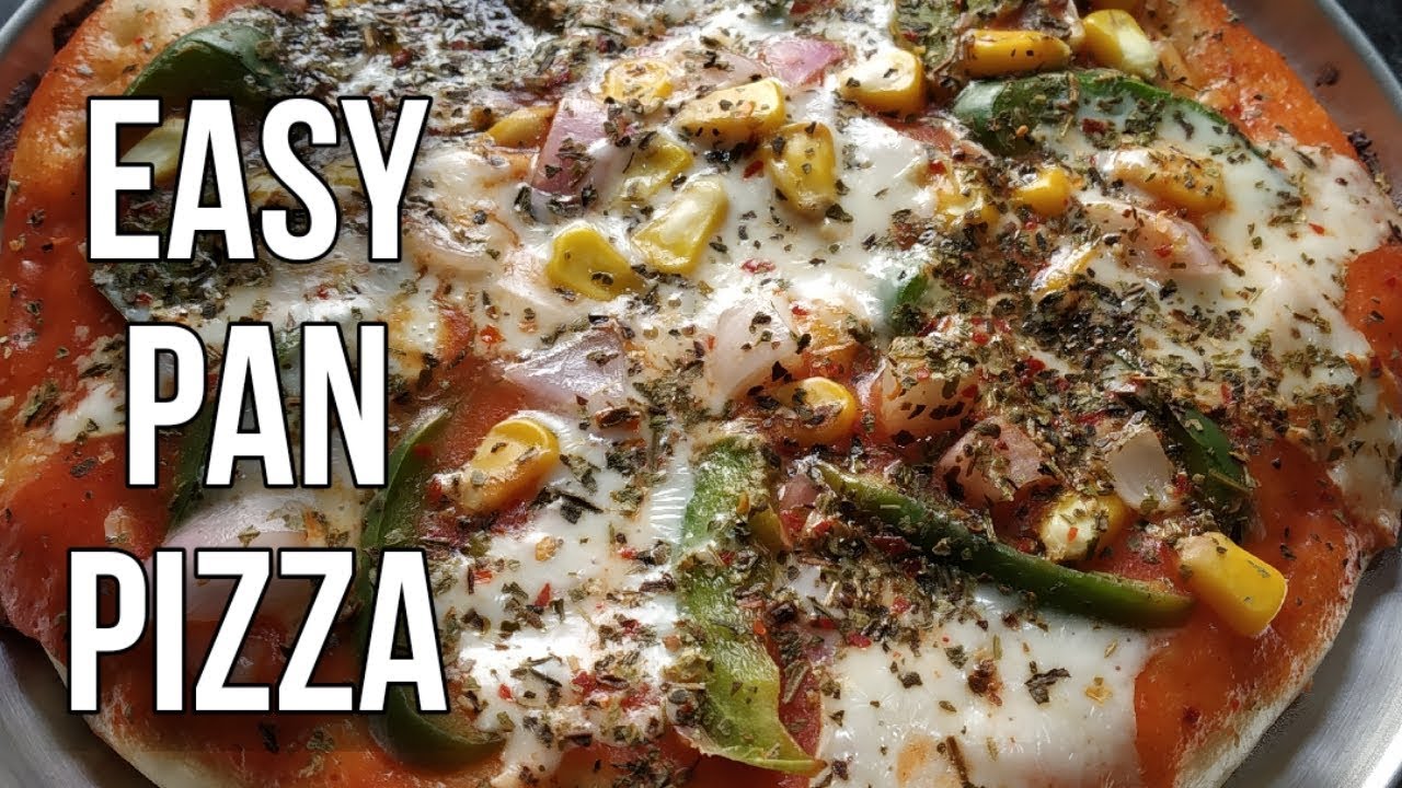 Pan Pizza Recipe | Easy Homemade Veg Pan Pizza Without Yeast | Whimsy Crafter