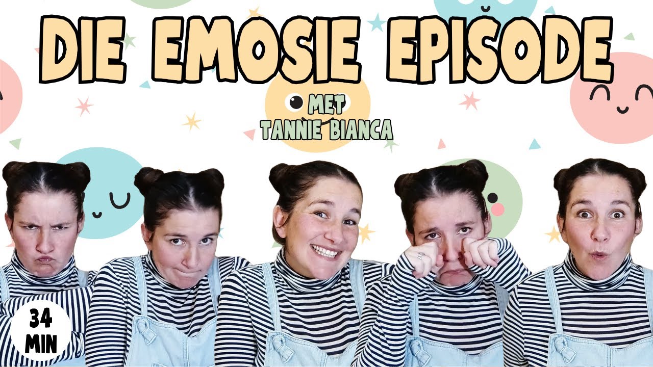🎭Kom Leer oor Emosies saam met Tannie Bianca | Ons Speel Speletjies, Sing Liedjies + Doen Wiskunde🎶✨