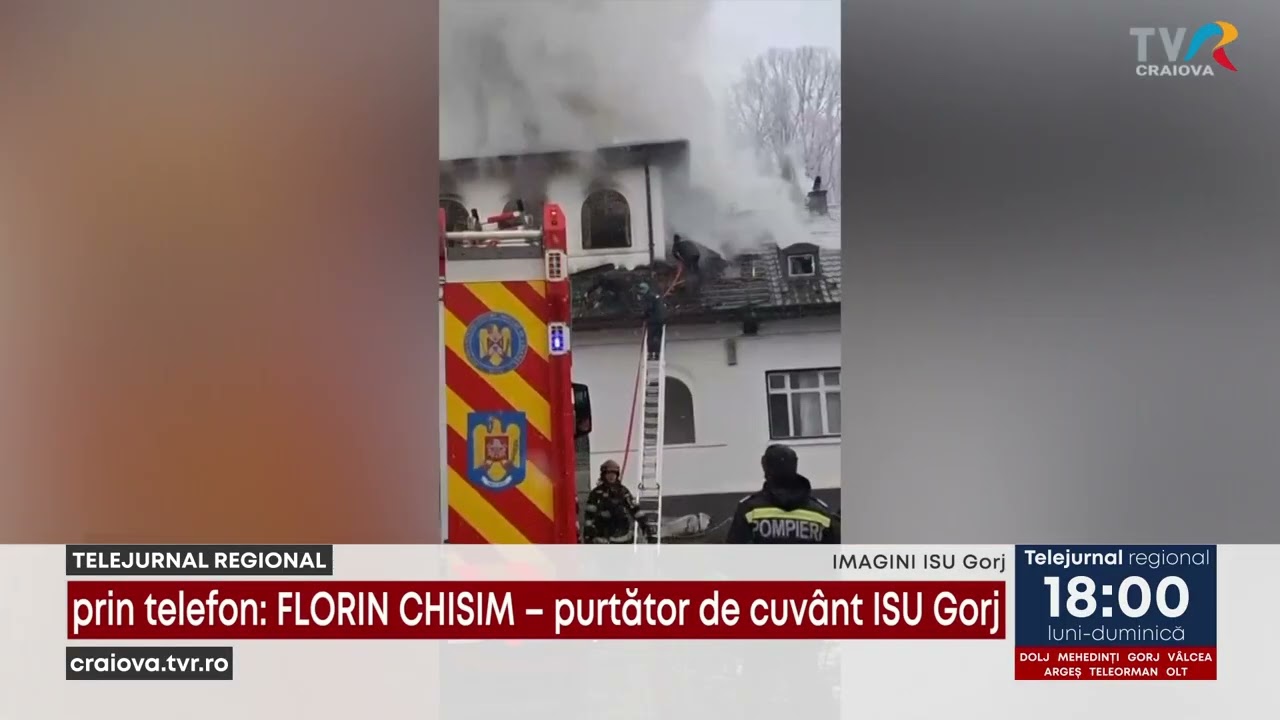 INCENDIU LA MĂNĂSTIRE