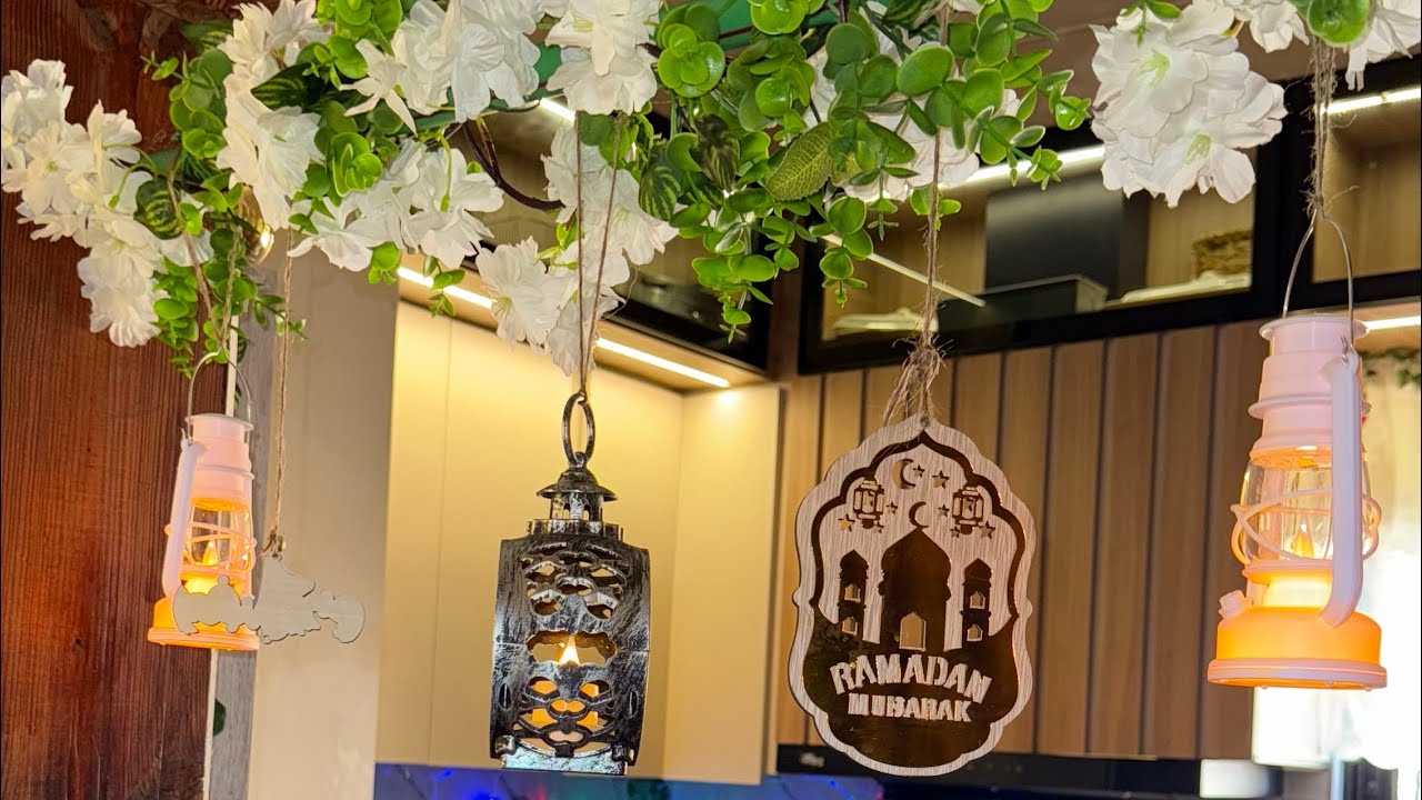 اجواء رمضان والعناية بالحديقة ♥️♥️