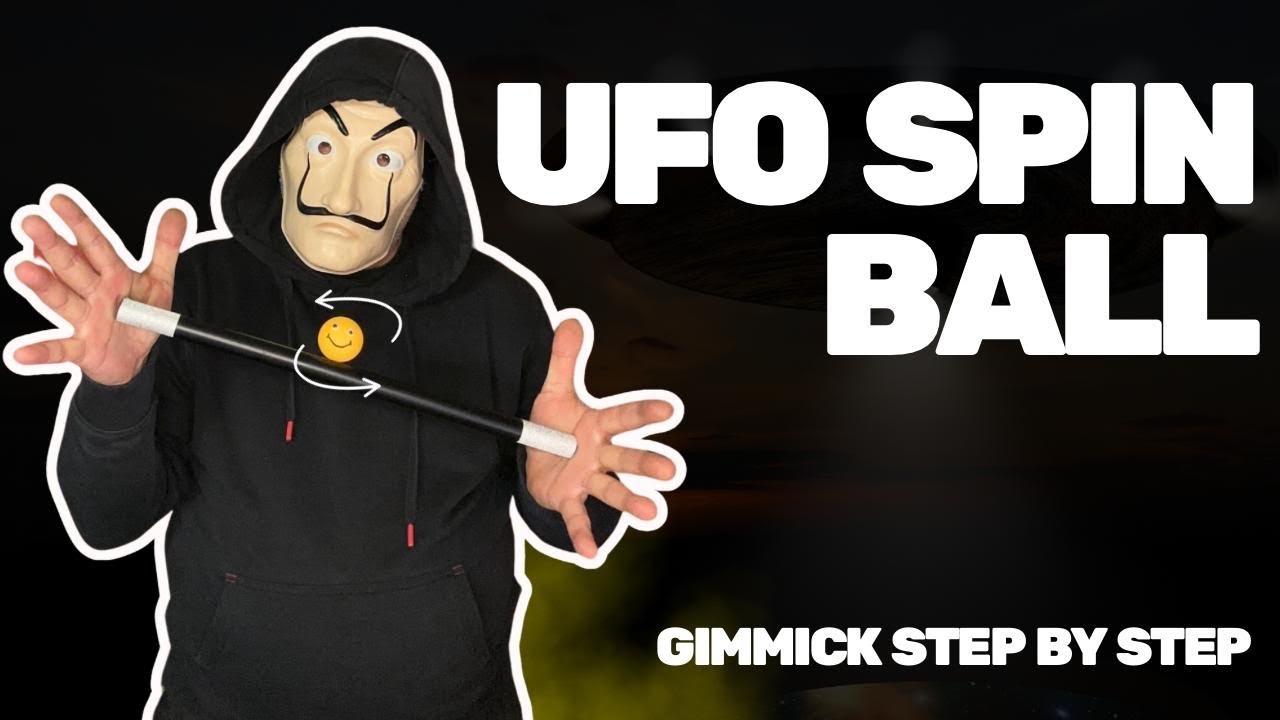 NEW 😮 UFO SPIN BALL 🪄 MAGIC TRICK TUTORIAL | MY INVENTION #tutorial #magic #tricks