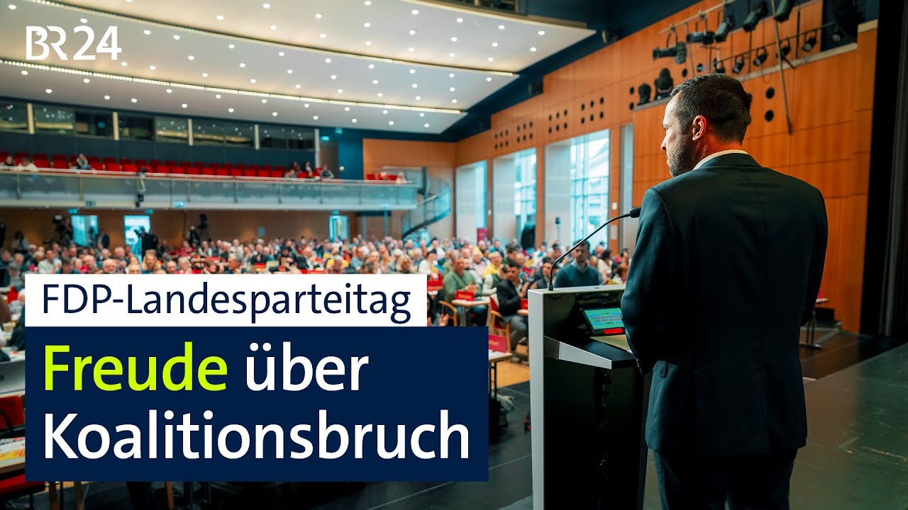FDP-Landesparteitag: Freude über Koalitionsbruch | BR24
