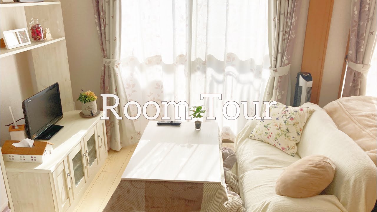sub【ルームツアー】一人暮らしOLの1DKの部屋紹介 | 100均でプチDIY | ジブリ | ニトリ商品多め