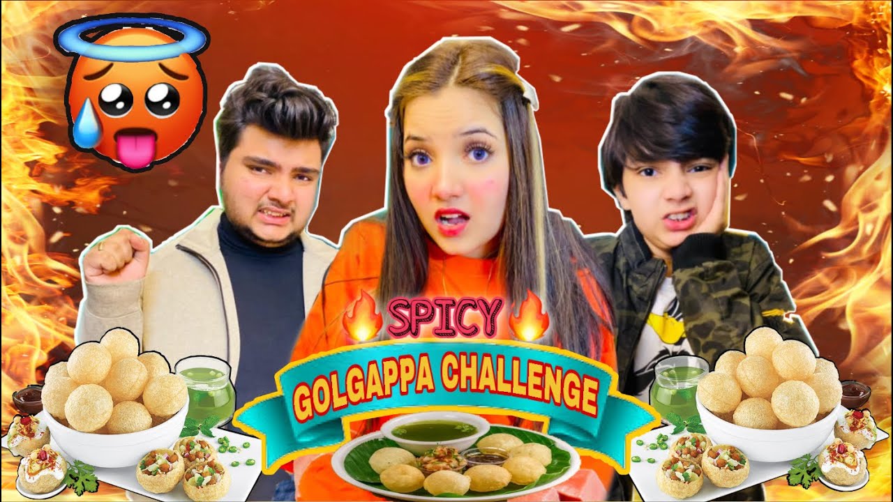 🔥SISvsBRO🔥RABEECA KHAN|GAME SHOW🔥HOT&SPICY🌶GOLGAPPA CHALLANGE WITH JAREER KHAN & KHURAIM KHAN