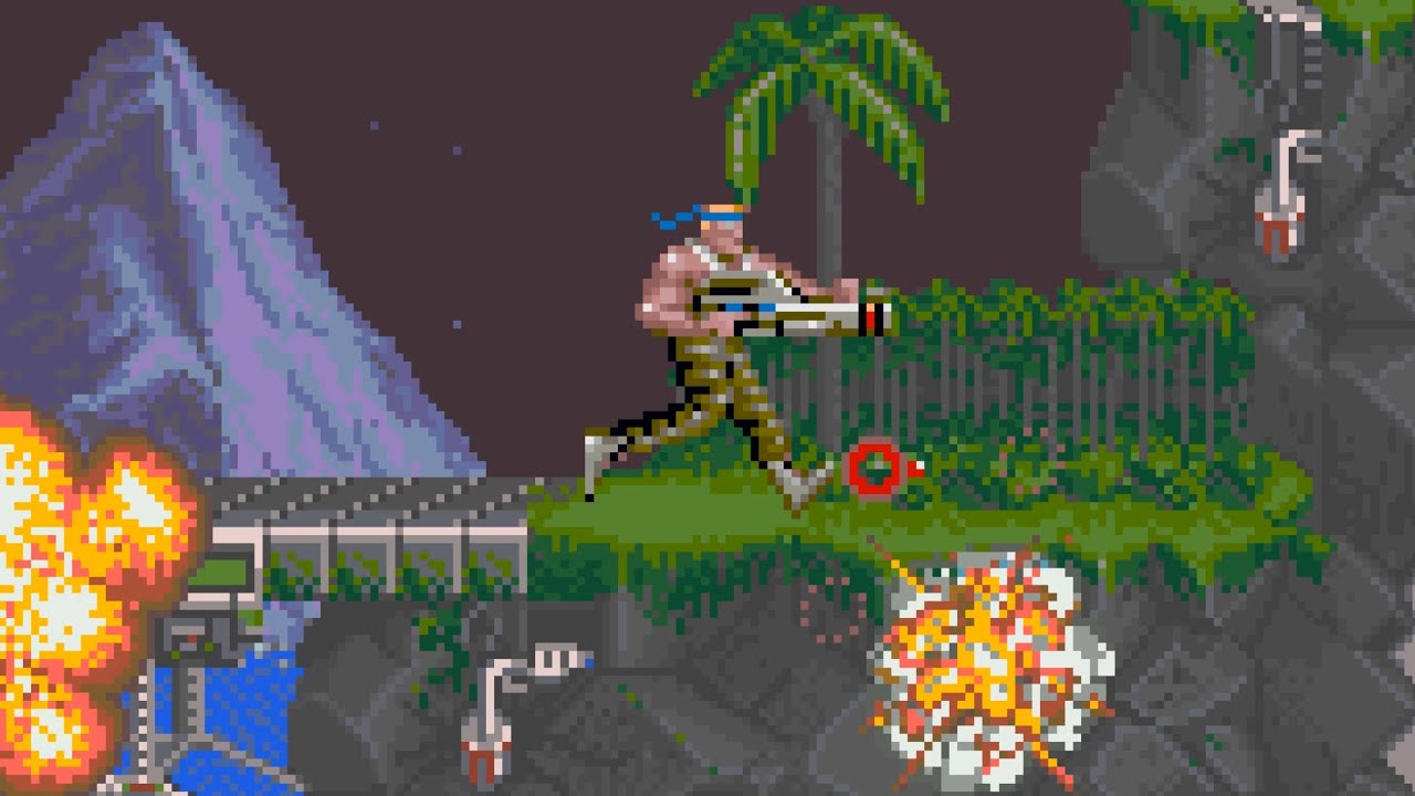 Contra (Arcade) original video game | full game session for 1 Player 💥👾🕹️