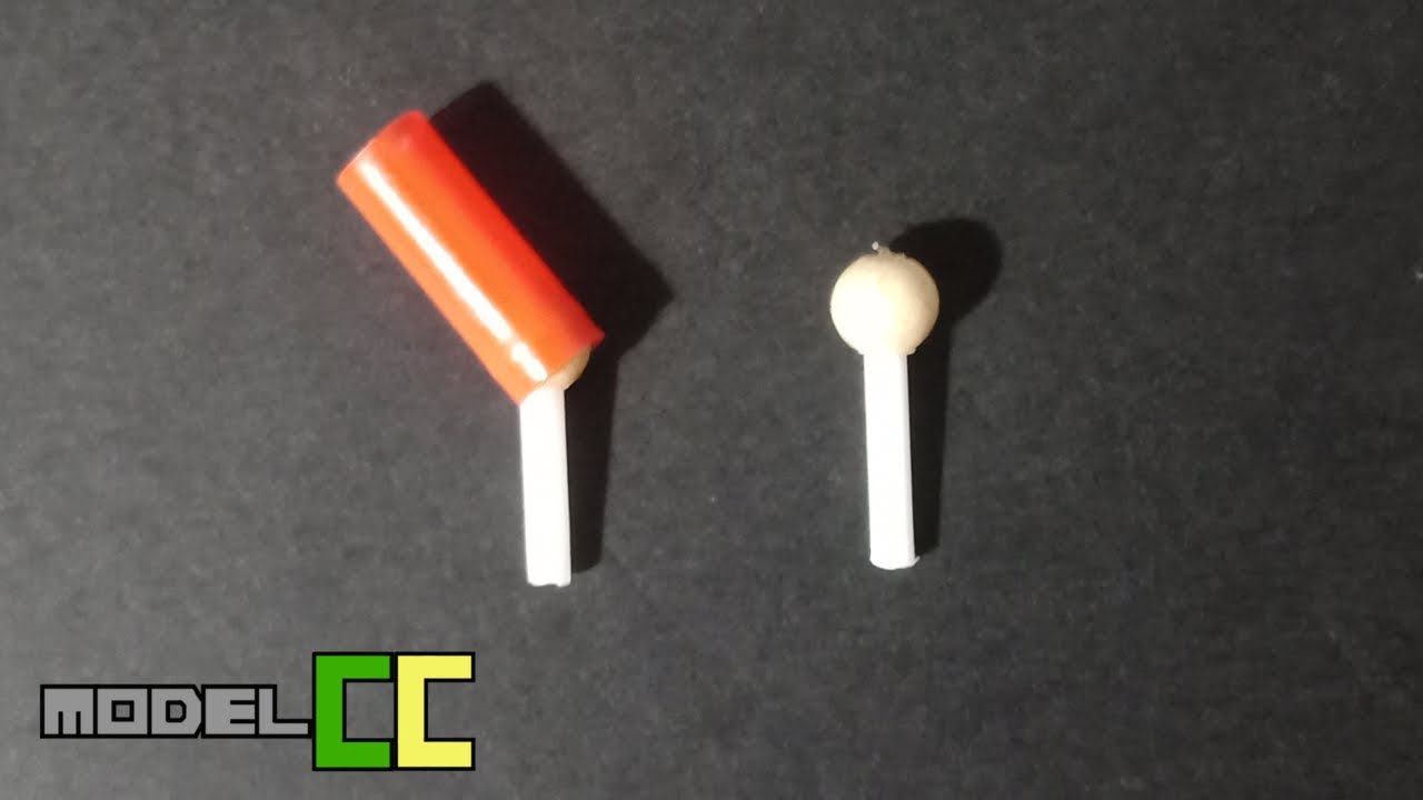DIY Ball-joint part for action figure with BB Pellet