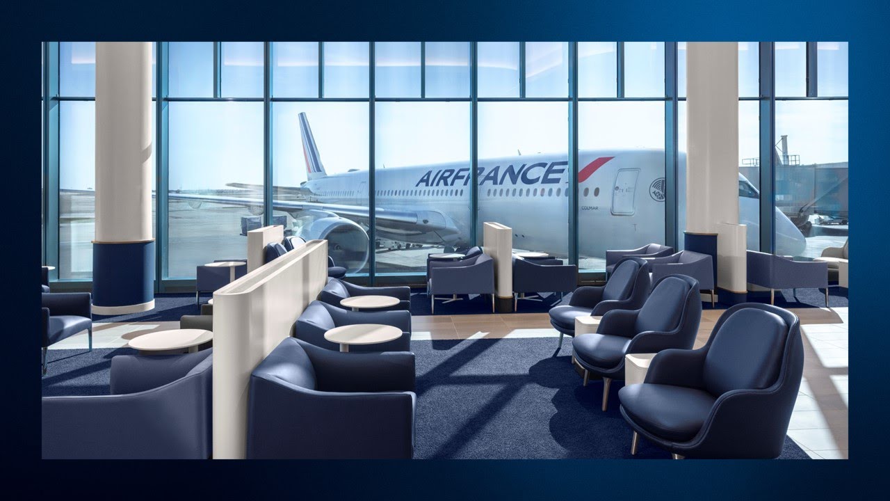 New Air France lounge at Chicago airport