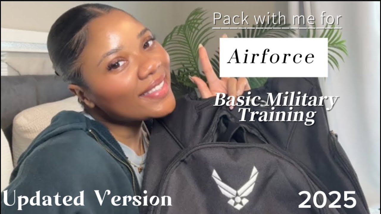 Updated* Pack with me for Airforce BMT in my 30’s||| 2025