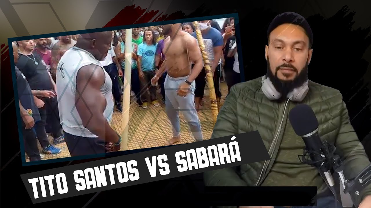 TITO SANTOS VS SABAR&Aacute; &ndash; RODA DE CAPOEIRA DA REPUBILCA &ndash; SP - P&eacute; Dentro