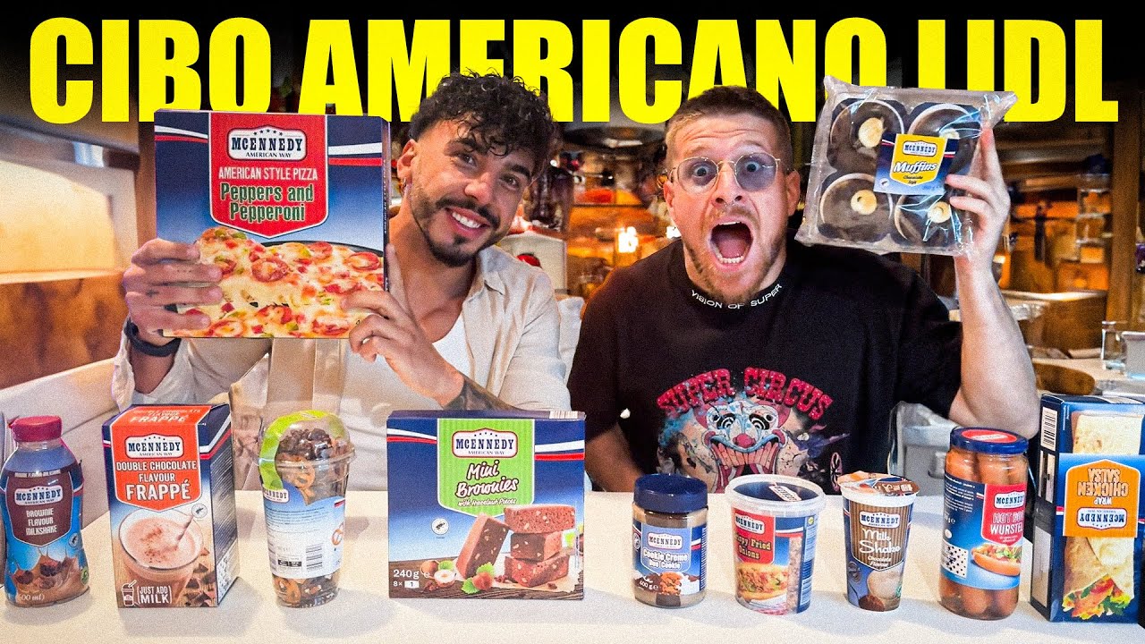PROVIAMO TUTTO IL CIBO DELLA SETTIMANA AMERICANA DEL SUPERMERCATO LIDL - SIAMO DAVVERO SENZA PAROLE!