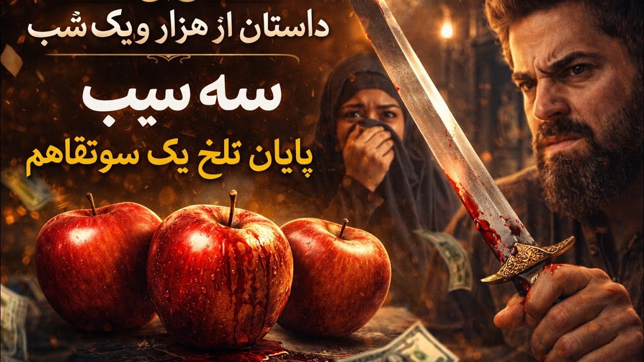 یکی از داستان های هزار و یک شب// سه سیب و پایان تلخ یک سوءتفاهم 