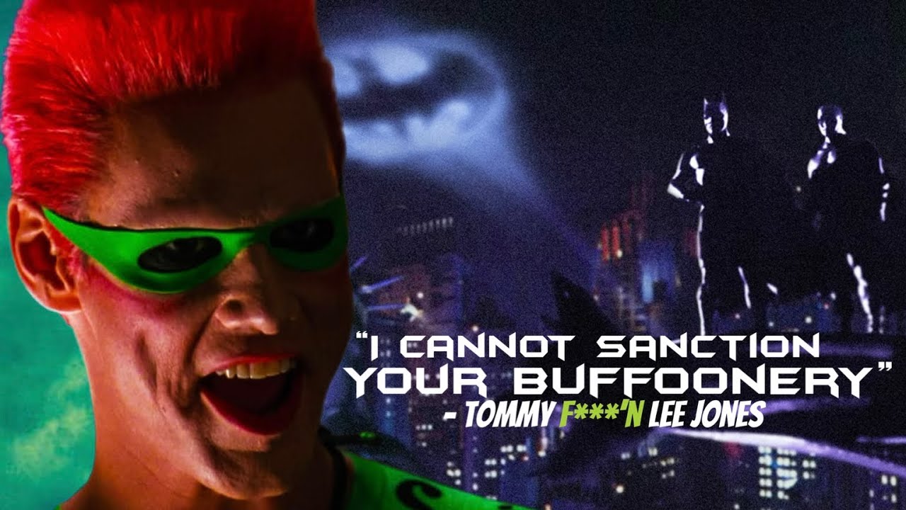 The Riddler acting like a Looney Tunes Character for 4 Minutes Straight (Batman Forever)