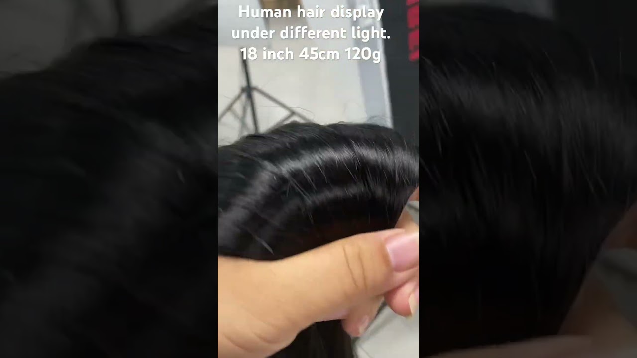 120g clip in human hair display #hairfactory #hairshoot #hair #cheaphair
