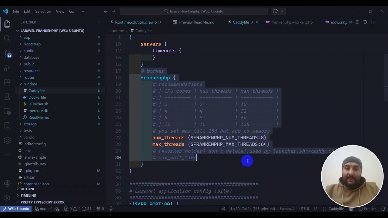 Laravel FrankenPHP Ultimate runtime SSE, WS, Worker & Classic Mode 🔥