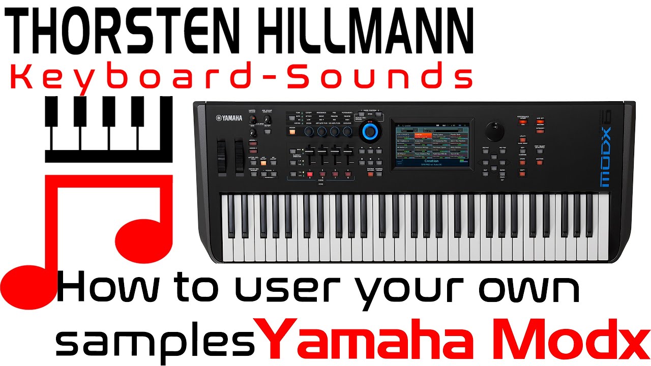 How to use easily own samples with yamaha modx and montage