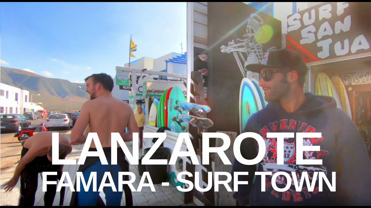Best Lanzarote Beaches -  Famara Lanzarote Surf Beach