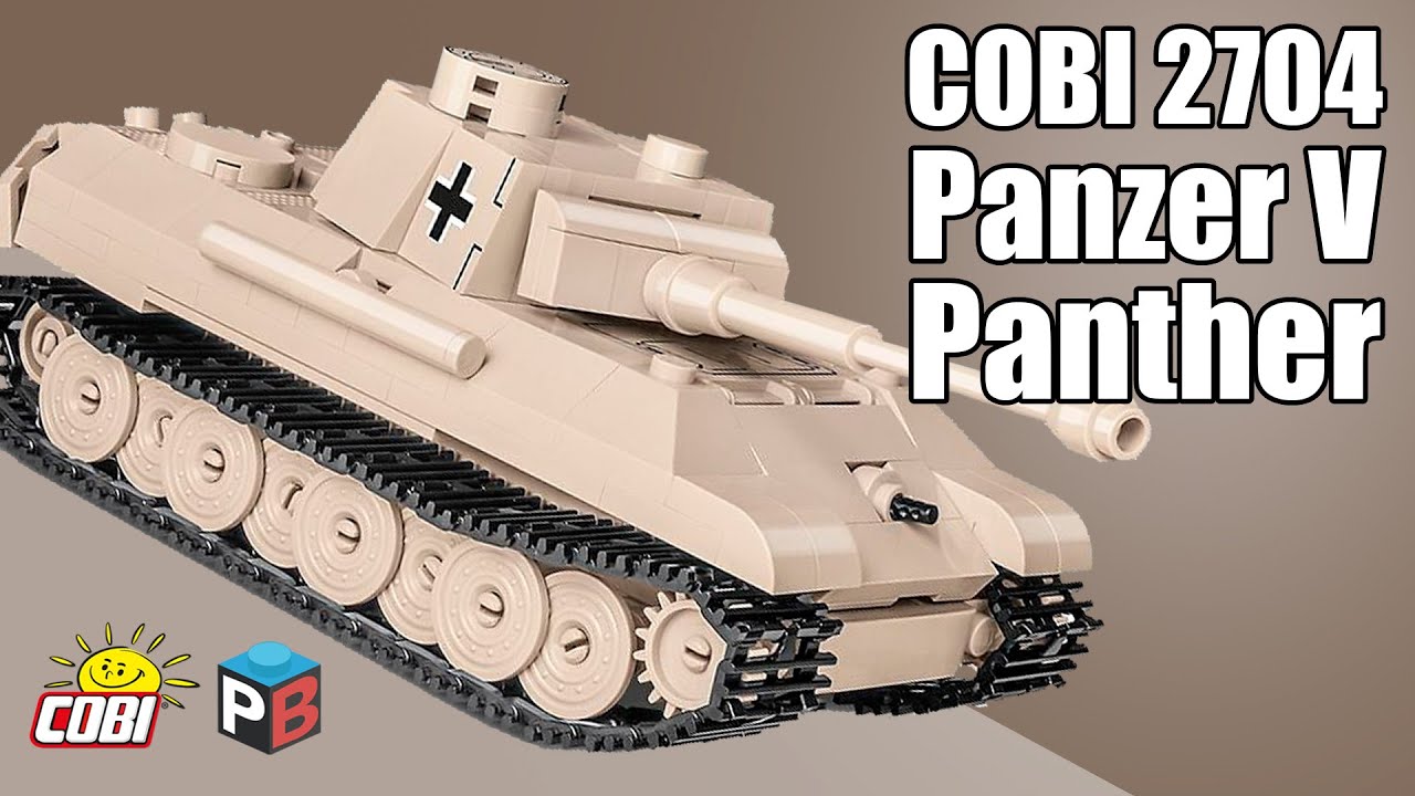 Panzer V Panther - COBI 2704 - Stop motion Speed build