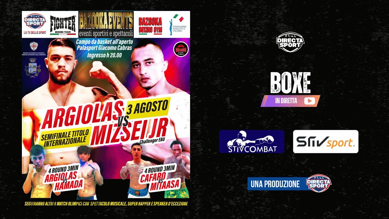 Boxe Semifinale Titolo Internazionale - Argiolas vs Mizsei
