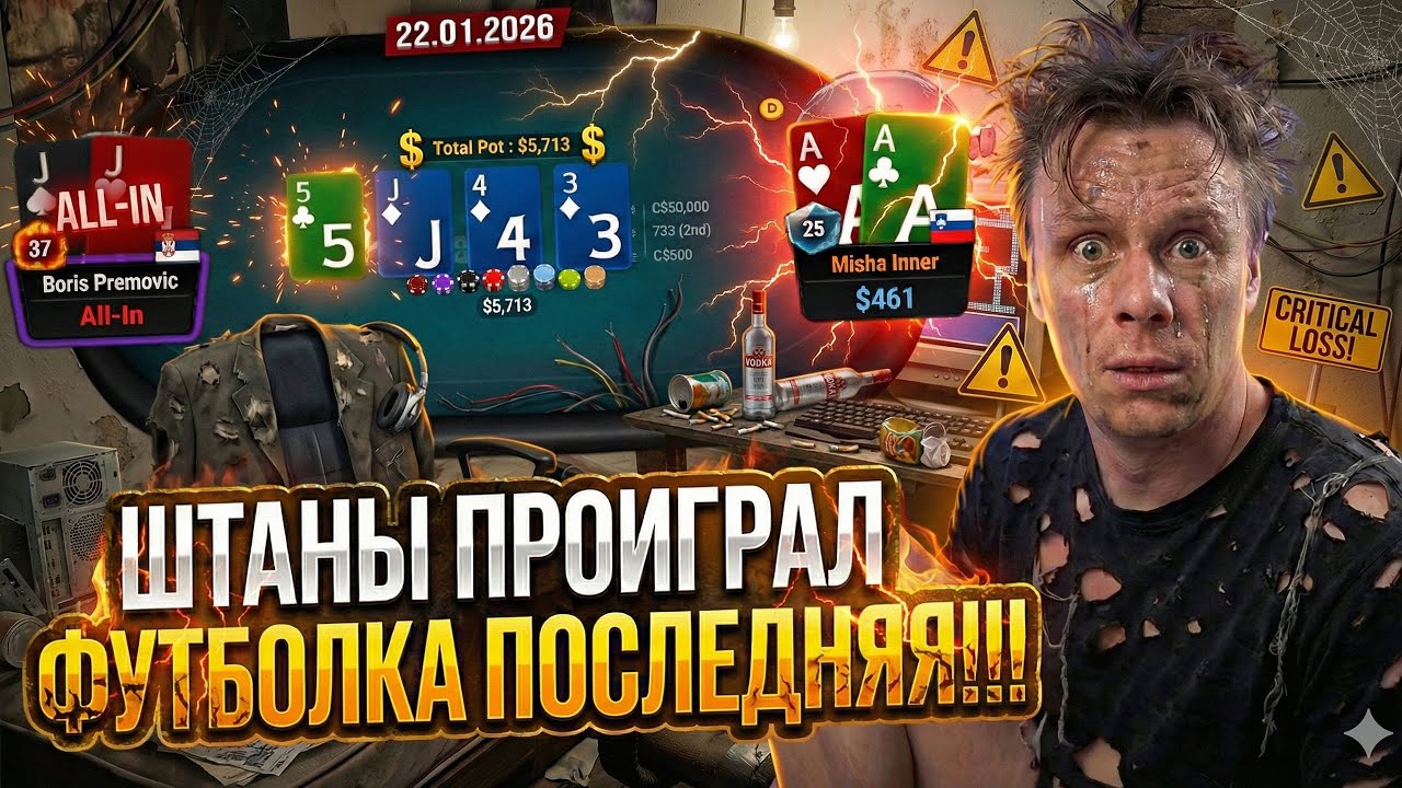 Как проиграть $20.000 за 25 минут. Ускоряемся! | Лучшие моменты стримов Миши Иннера | 22.01.2026