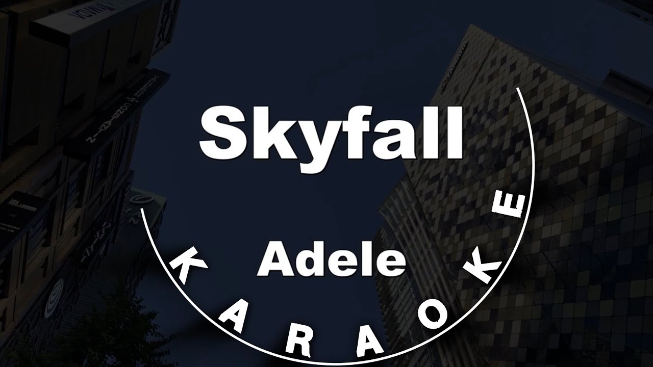 Skyfall - Adele - KARAOKE ( rock version )