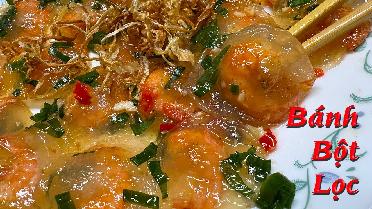 Bánh Bột Lọc Không Nhồi Bột Không Xào Nhân Không Bị Khó Tiêu