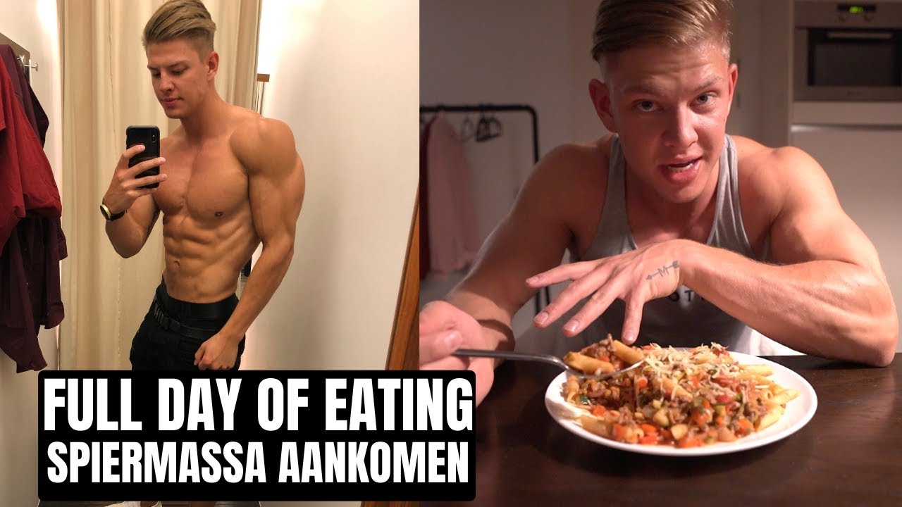 DIT is wat ik op een dag eet om spiermassa aan te komen