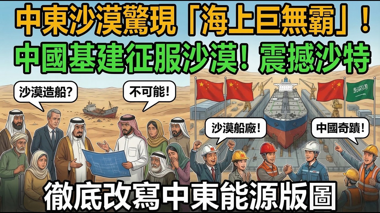 世界第一超級船廠橫空出世！沙特為什麼要請中國造這個超級工程，難道要徹底改寫中東能源版圖？