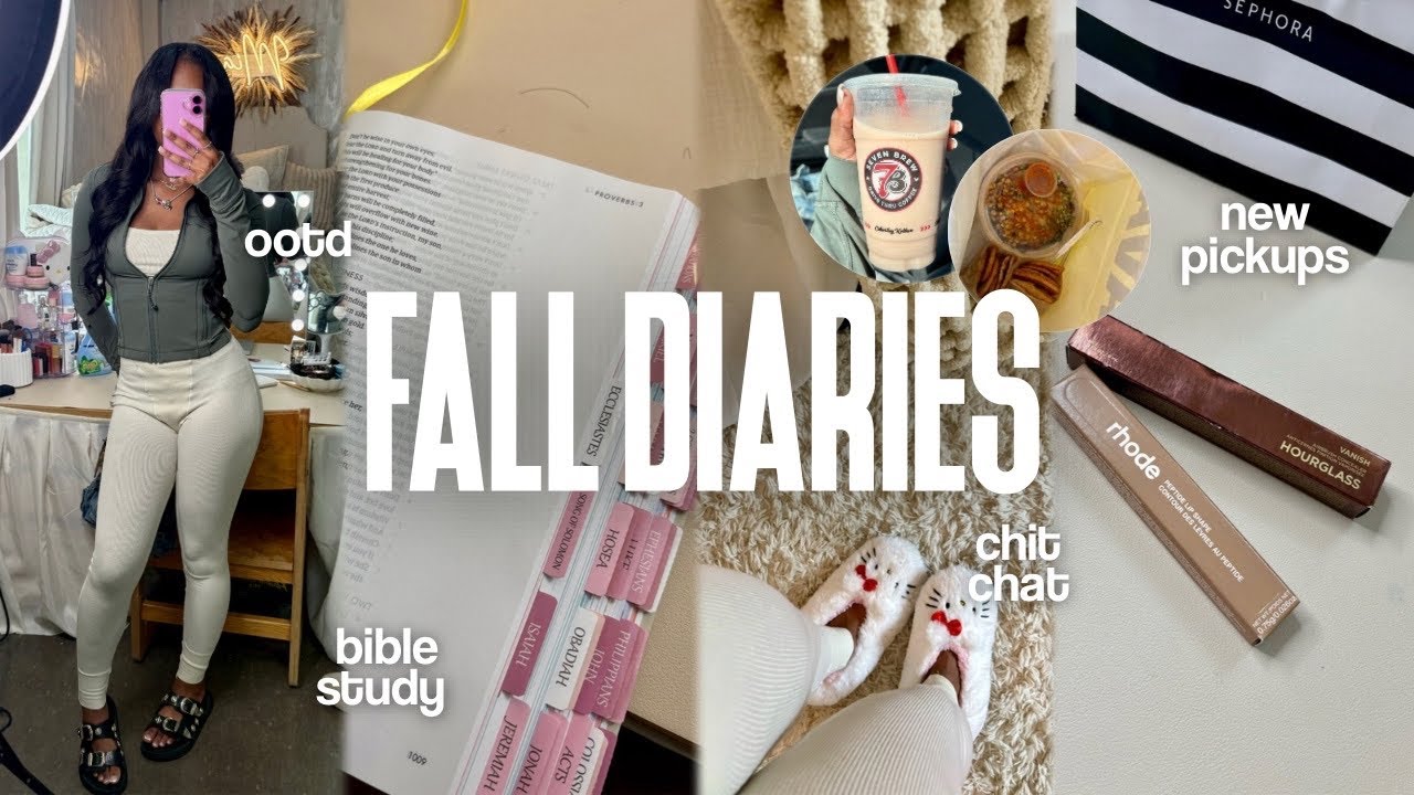 FALL DIARIES *college edition* ࿔*:･༄˖°.🍂☕️|new pickups,ootd’s,game days,bible study,etc|THEMIAMARI
