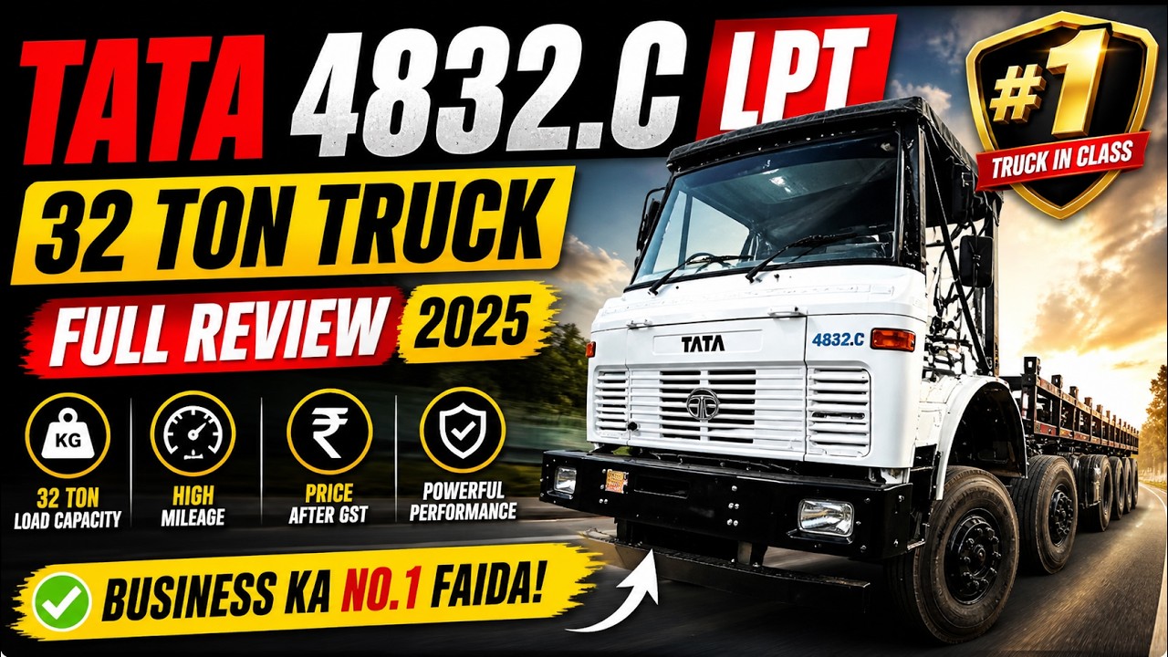 Полный обзор грузовика Tata 4832.C 2025 года | Цена после НДС | Расход топлива, грузоподъемность ...